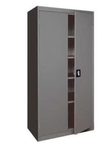DESCRIPTION: (1) STEEL STORAGE CABINET BRAND/MODEL: SANDUSKY/EA4R462472-02 INFORMATION: 20G/22G STEEL RETAIL$: $747.42 SIZE: 24" x 46" x 72" QTY: 1