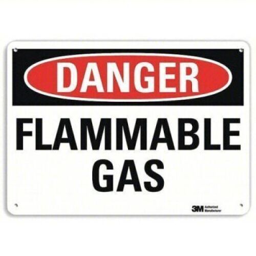 DESCRIPTION: (2) DANGER SIGN BRAND/MODEL: FLAMMABLE GAS RETAIL$: $12.87 EA QTY: 2