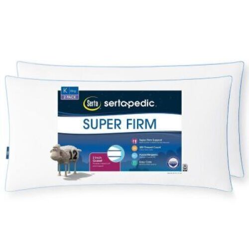 DESCRIPTION: (1) TWIN PACK OF PILLOWS BRAND/MODEL: SERTA SERTAPEDIC RETAIL$: $40.00 EA QTY: 1