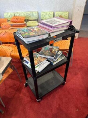 ROLLING MEDIA CART