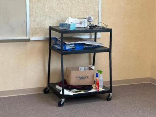 ROLLING MEDIA CART