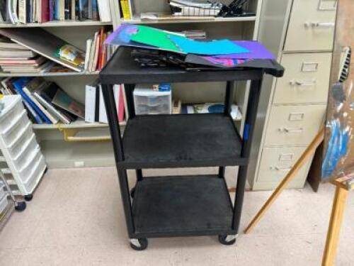 ROLLING MEDIA CART