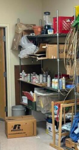 5 FT. STAINLESS SHELVING UNIT