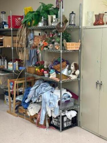 5 FT. STAINLESS SHELVING UNIT