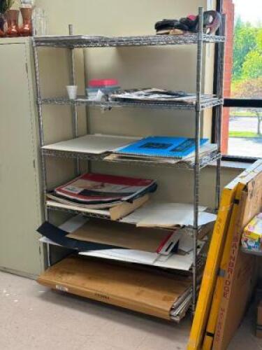4 FT. STAINLESS SHELVING UNIT