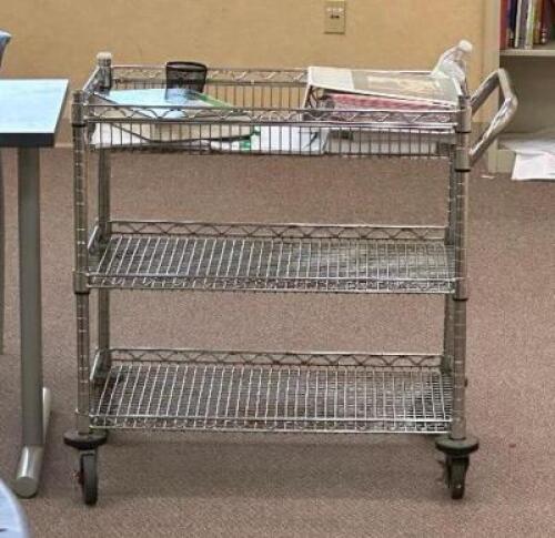 ROLLING MEDIA CART