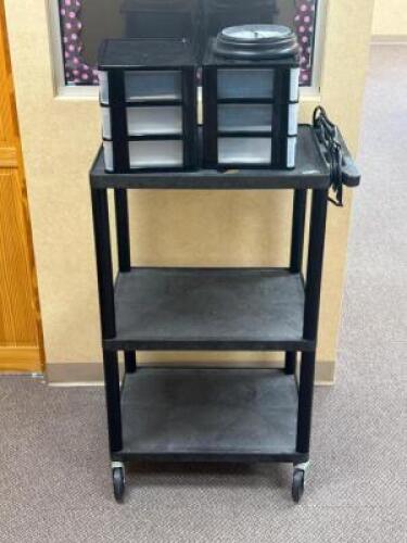 ROLLING MEDIA CART