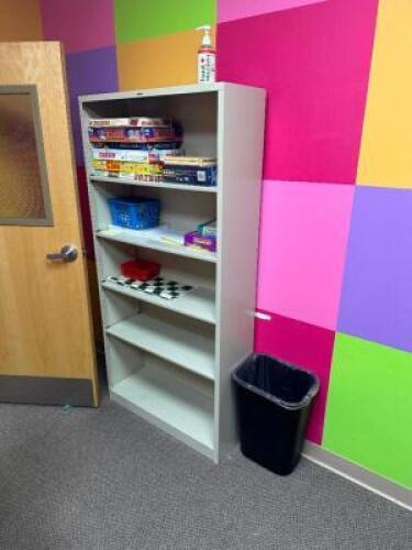 BOOK SHELF WITH CONTENTS