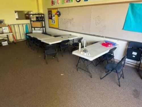 (3) - PC. FOLDING TABLE AND CHAIR SET