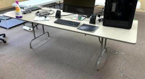 96" X 30" FOLDING TABLE