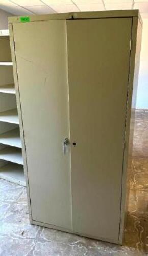 36" X 18" TWO DOOR METAL STORAGE CABINET