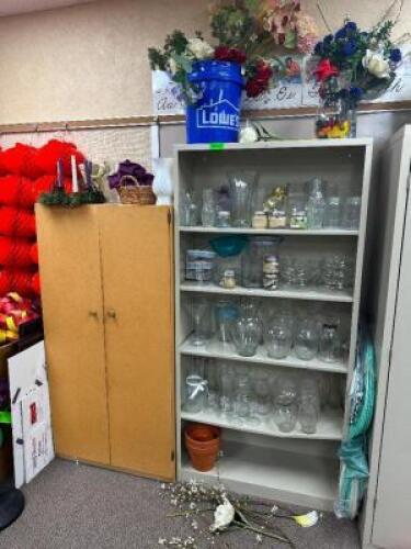 STORAGE CABINET WITH CONTENTS
