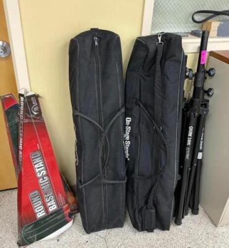 ASSORTED CASES AND STANDS