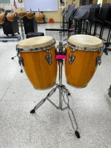 (2) BONGOS W/ STAND