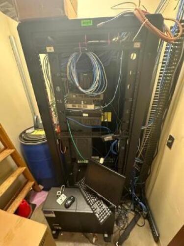 6.5 FT. SQ. ELECTRICAL CABINET WITH REMOVABLE DOORS