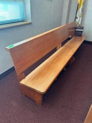 8 FT. CHURCH PEW