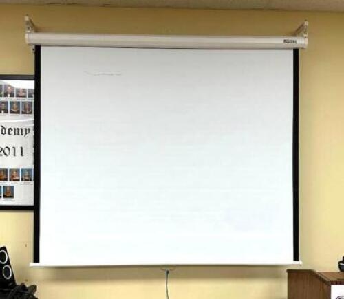 APOLLO 60" X 48" PULL-DOWN PROJECTION SCREENLOCATION LIBRARYSIZE: 60" X 48"