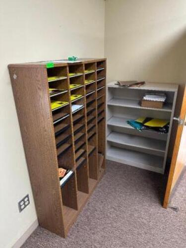 MAIL ORGANIZER AND BOOK SHELF