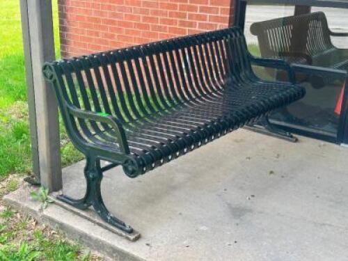 HEAVY DUTY CAST IRON OUTDOOR BENCH