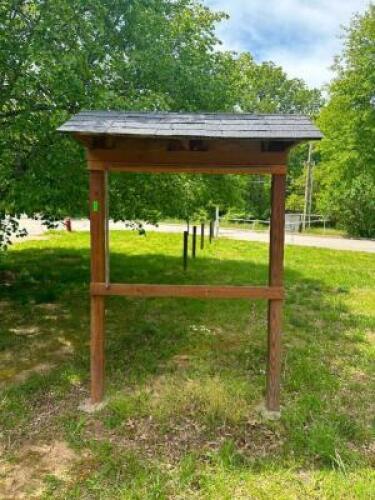 OUTDOOR BULLETIN BOARD