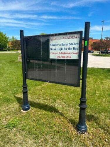 OUTDOOR BULLETIN BOARD