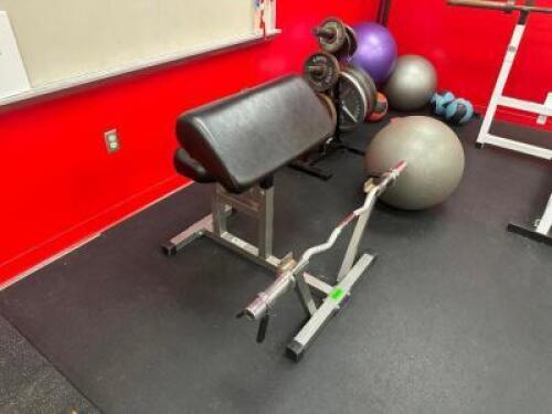 CURL SEAT WITH BAR