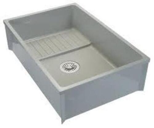 DESCRIPTION: (1) COMPOSITE MOP SINK BRAND/MODEL: ZURN #Z1996-24 INFORMATION: WHITE SIZE: 24" X 24" X 10" RETAIL$: $165.55 EA QTY: 1