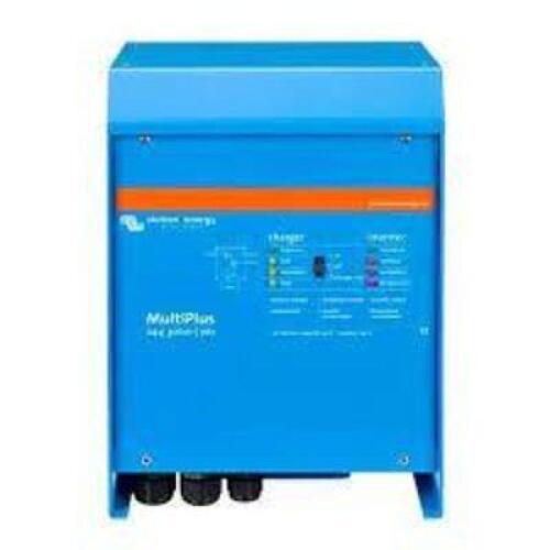 DESCRIPTION: (1) MULTIPLUS INVERTER CHARGER BRAND/MODEL: VICTRON, BLUE POWER SIZE: 3000W, 24 VDC, 70 AMP RETAIL$: $1499.40 EA QTY: 1