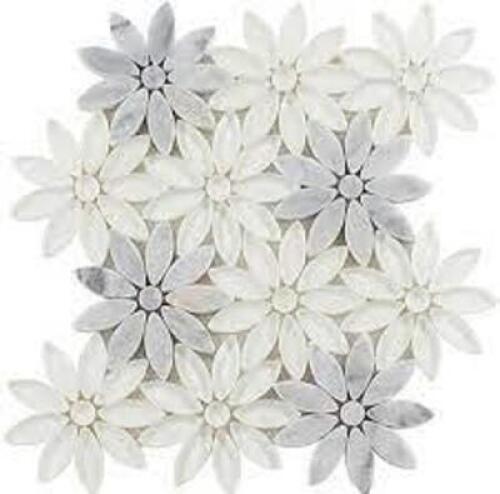 DESCRIPTION: (1) DAISY FILED MOLD MOSAIC TILE BRAND/MODEL: BOUQUET #BQT675 RETAIL$: $30.34 EA QTY: 1