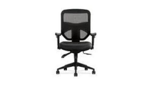 DESCRIPTION: (1) TASK CHAIR BRAND/MODEL: HON #F323000003 INFORMATION: BLACK RETAIL$: $313.20 EA QTY: 1