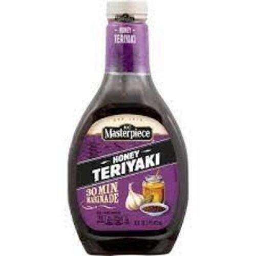 DESCRIPTION: (6) TERIYAKI MARINADE BRAND/MODEL: KC MASTERPIECE SIZE: 16 FL OZ RETAIL$: $7.99 EA QTY: 6