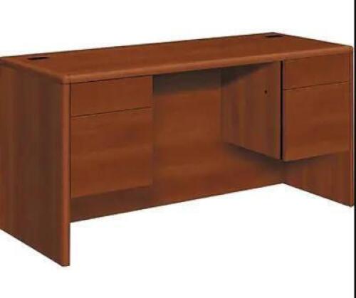 (1) HON DOUBLE-PEDESTAL CREDENZA
