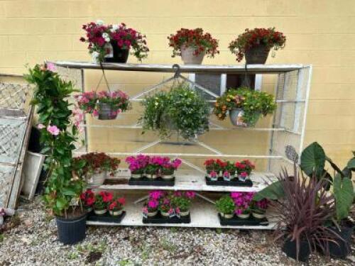 DESCRIPTION: GARDEN RACK INFORMATION: PLANTS NOT INCLUDED QTY: 1