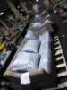 DESCRIPTION: (1) WICKER PATIO SET, COUCH AND 2 CHAIRS BRAND/MODEL: BETTER HOMES AND GARDENS INFORMATION: IVORY / GRAY CUSHIONS RETAIL$: $698.00 TOTAL - 2