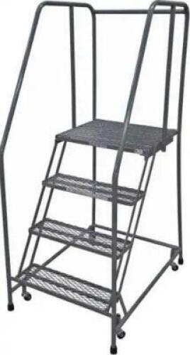 (1) COTTERMAN ROLLING WAREHOUSE LADDER