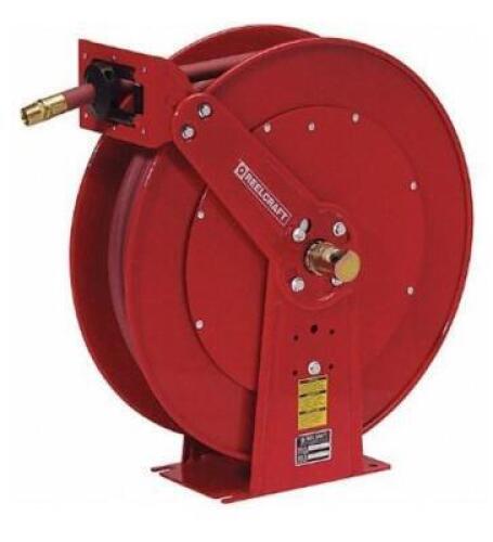 (1) REELCRAFT SPRING RETURN HOSE REEL