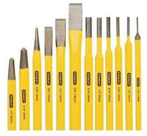 (1) STANLEY PUNCH & CHISEL KIT