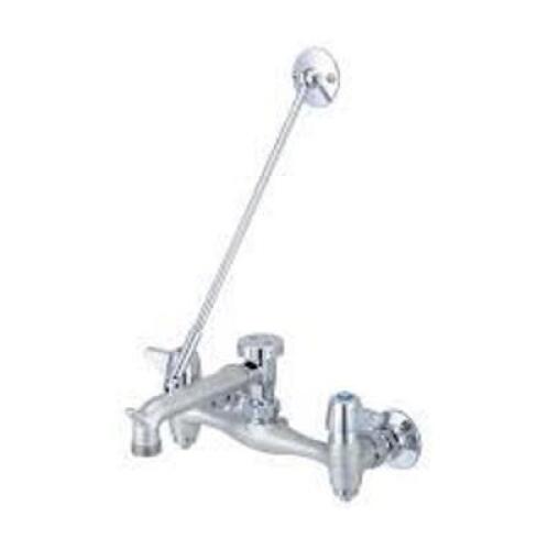 (1) WALL MOUNTED SERVICE SINK WITH FAUCET AND VACUUM BREAKER