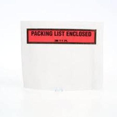 (6) BOXES OF (1000) TOP PRINT PACKING LIST ENVELOPE