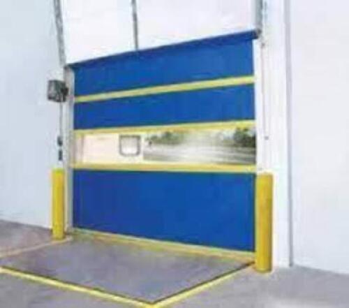 (1) ROLL-UP GARAGE DOOR VINYL AND FRAME