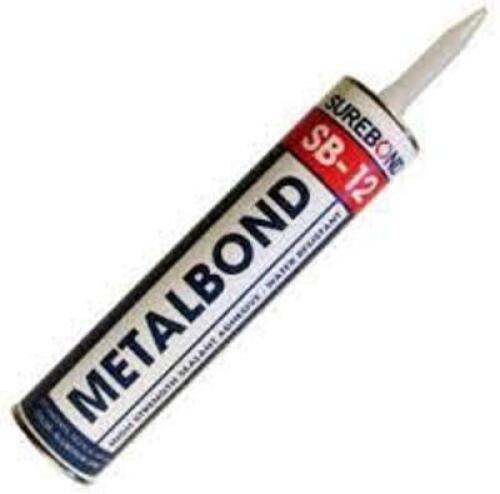 DESCRIPTION: (4) METAL BOND SEALANTBRAND/MODEL: SUREBOND #4AZF7RETAIL$: $10.00 EASIZE: 10.3 OZQTY: 4