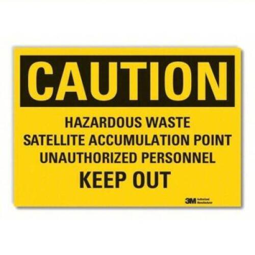 (4) HAZARDOUS WASTE SIGN