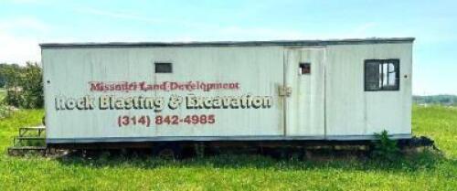 JOB SITE TRAILER WITH STAIRWAY