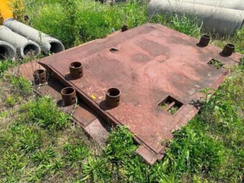 (2) STEEL TRENCH BOX SIDES