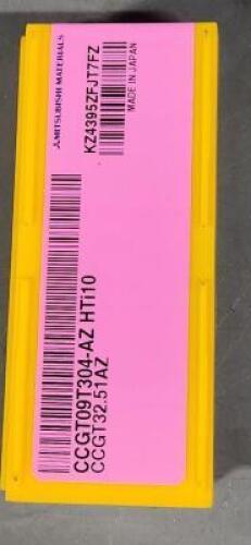DESCRIPTION: (20) CCGT 32.51AZ CARBIDE TURNING INSERT BRAND/MODEL: SANDVIK COROMANT CCGT09T304-AZ RETAIL$: $19.42 QTY: 20