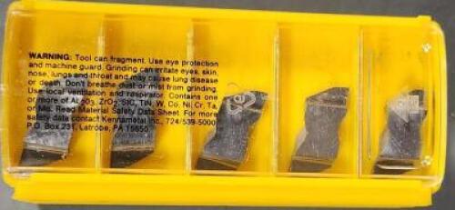 DESCRIPTION: (20) NG094L CARBIDE GROOVING INSERT BRAND/MODEL: KENNAMETAL NG3094L RETAIL$: $26.88 PER INSERT QTY: 20