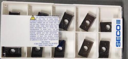 DESCRIPTION: (20) APKT CARBIDE MILLING INSERTS BRAND/MODEL: SECO APKT160408TL-M14 RETAIL$: $24.96 PER INSERT QTY: 20