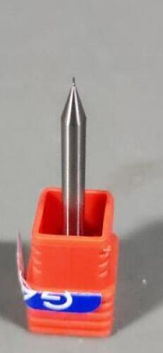 DESCRIPTION: (3) SOLID CARBIDE SQ END MILL BRAND/MODEL: GARR 13550 RETAIL$: $20.56 EA SIZE: 0.01" DIA 1/32" LOC 1/8" SD QTY: 3