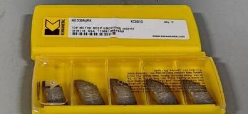 DESCRIPTION: (10) TOP NOTCH DEEP GROVING INSERTS BRAND/MODEL: KENNAMETAL NGD3094RK RETAIL$: $24.16 PER INSERT QTY: 10
