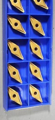 DESCRIPTION: (20) VNMG332EUP CARBIDE TURNING INSERTS BRAND/MODEL: SUMITOMO VNMG160408N-UP RETAIL$: $17.89 PER INSERT QTY: 20